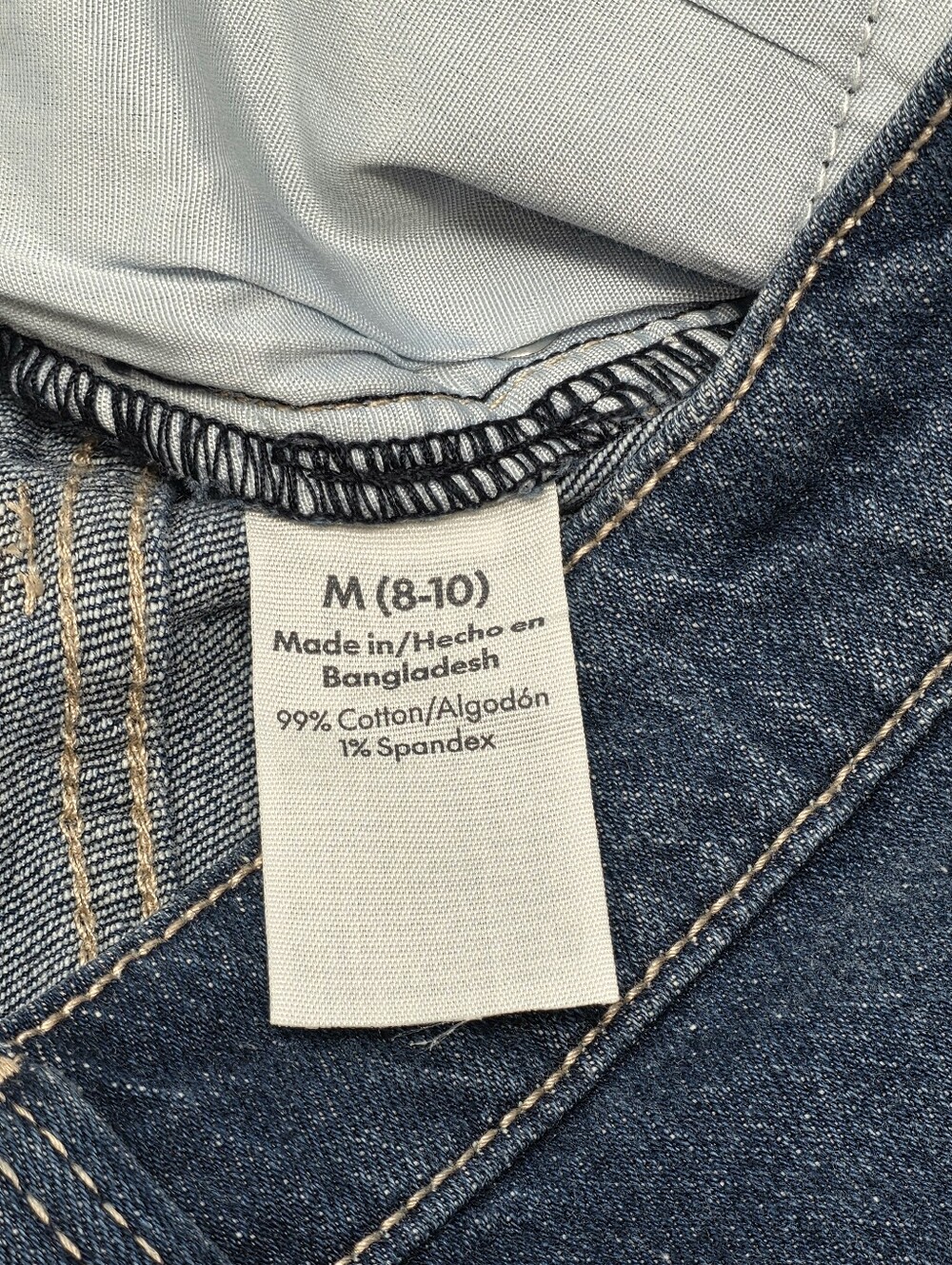 No Boundaries 2-pack Mini Micro Denim Carpenter Skirts Women's Size M (8-10) - Picture 5 of 9